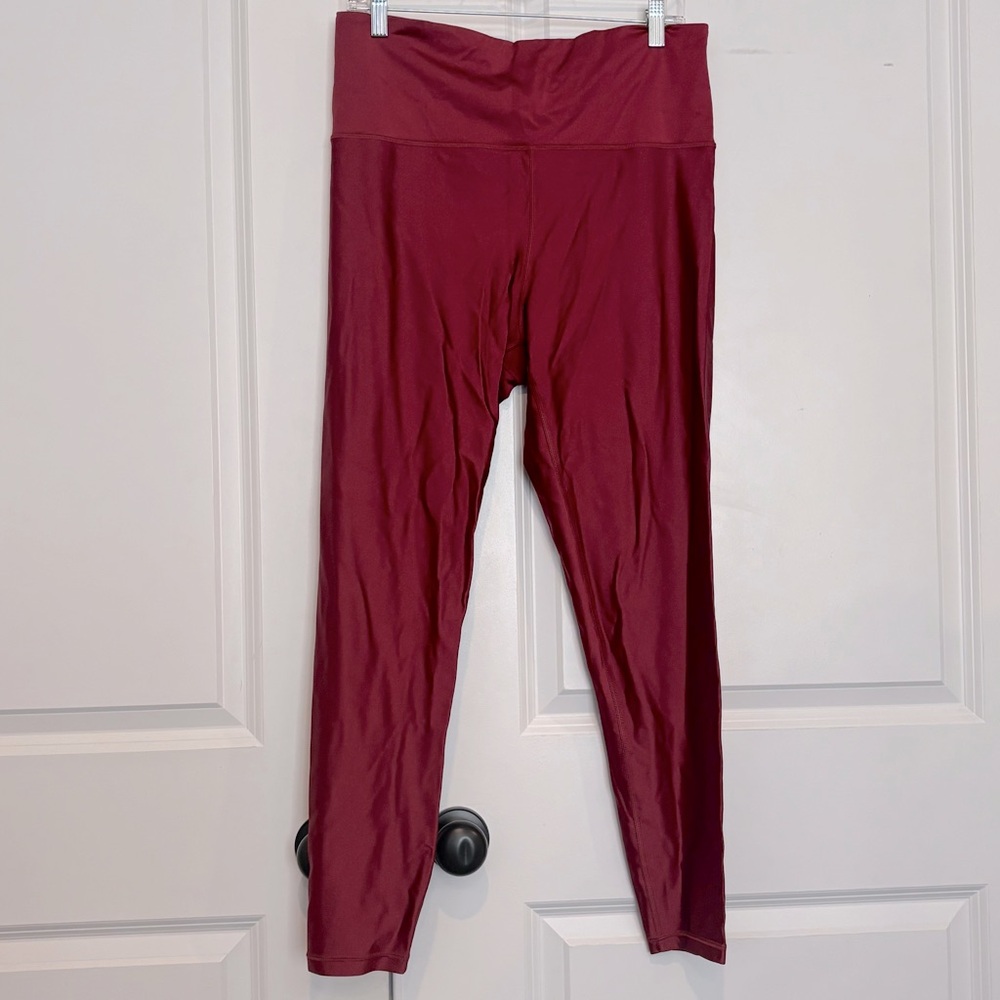 Athleta 1X Plus Elation Shine Tight Decadent Red Active Legging 985227